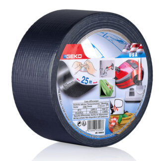 GEKO ADH TOILE NOIR 50MMX25M