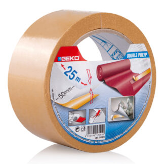 GEKO ADH DOUBLE FACE 50MMX25M TRAN