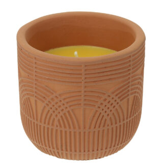 BOUGIE CITRONNELLE POT TERRAC 180GR