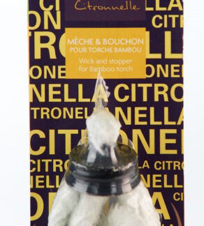 BOUCHON+MECHE POUR TORCHE BAMBOU