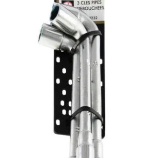 3 CLES A PIPE DEBOUCHEES