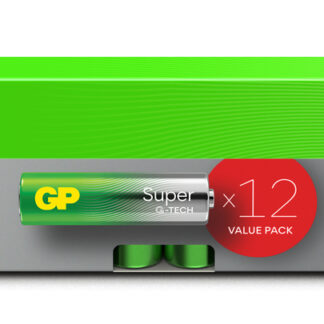 GP PILES ALCALINES SUPER AA LR6 X12