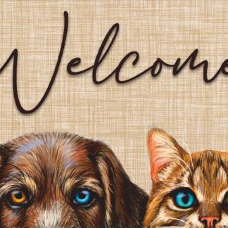 VELVET WELCOME IN OUR HOUSE 45X 75