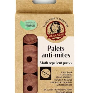 PALETS ANTI MITES EN CEDRE X6