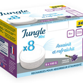 JUNGLE MINI RECHX8 GALET LAVAND100G