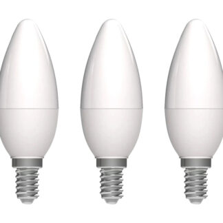 AMP LED FLAM E14 3.4W WW 470LM X3PC