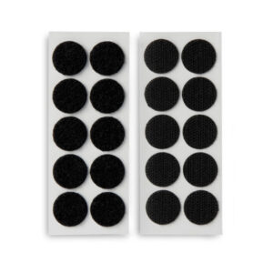 DISQUES ADHESIFS DIAM. 20MM NOIR