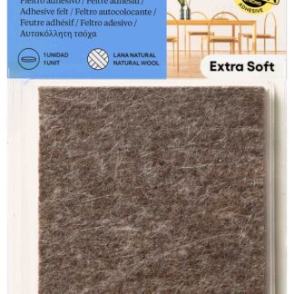 PATIN FEUTRE LAINEADHESIF 100X85 MM