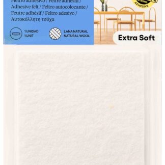 PATIN FEUTRE LAINEADHESIF 100X85MM