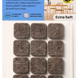 PATIN FEUTRE LAINEX12 ADH 22X22MM