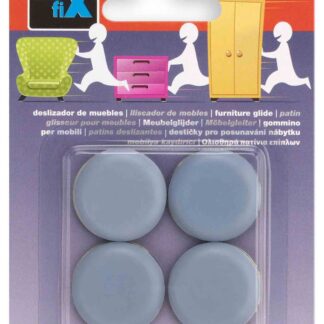 PATINS GLISSX4 MEUBLE DIAM25MM GRIS