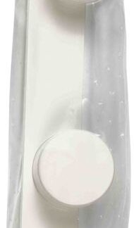 PORTEMANTEAU X3 BLANC AVEC VIS