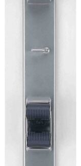 SUPPORT POUR 3 BALAIS CHROME MAT