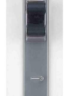 SUPPORT POUR 2 BALAIS CHROME MAT