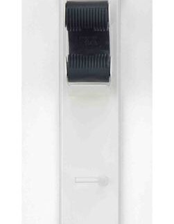 SUPPORT POUR 2 BALAIS BLANC