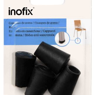 EMBOUT CAOUTCHOUX4 POUR DIAM18 NOIR