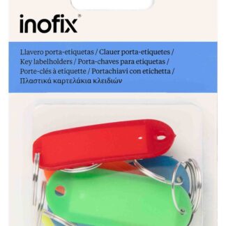PORTE CLES ETIQUETTE X7 COLORIS ASS
