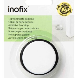 BUTEE DE PORTE ADHESIF BLANC