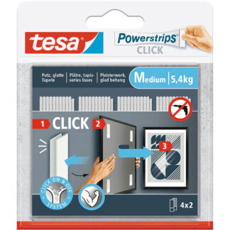 TESA FIX INT POWERSTRIP CLICK 4×2 M