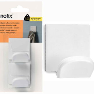 CROCHET ADHX2 BASE ACIER BLANC