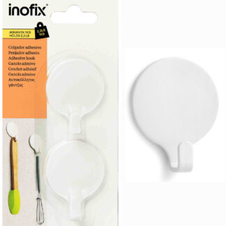 CROCHET ADHESIFX2 BLANC