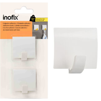 CROCHET ADHESIFX2 BLANC