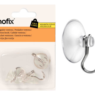 CROCHET VENTOUSEX4 DIAM 22MM CHROME