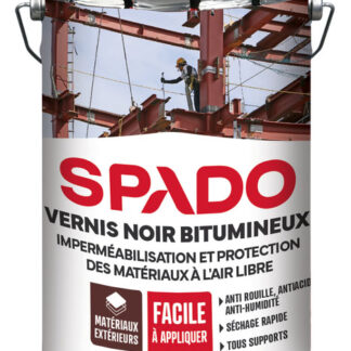 SPADO VERNIS NOIR BITUMINEUX 4L