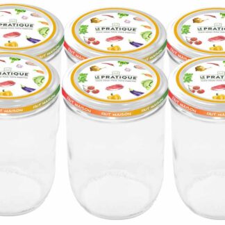 BOCAUX LE PRATIQUE X6 750ML D100MM