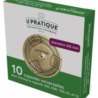 CAPSULES X10 POUR BOCAUX D100MM
