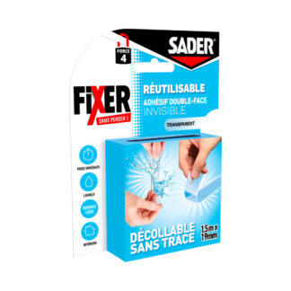 RUBAN DOUBLE FACE REUTIL 1.5MX19mm