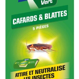 K-PRO VERT 5PIEGES CAFARDS&BLATTES