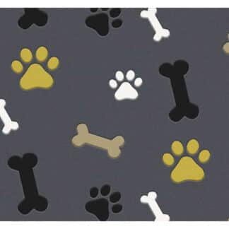 VELVET 009673-1 PAWS & BONES 45X75