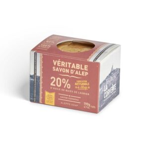 SAVON ALEP 20% LAURIER ECOCERT 190G