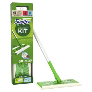 SWIFFER KIT BALAI + 11 LINGETTES