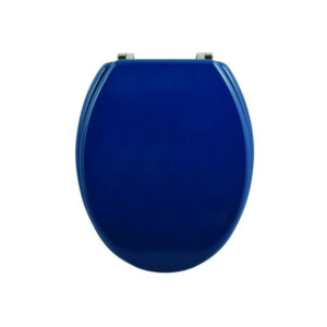 ABATTANT WC MDF CHARN INOX BLEU
