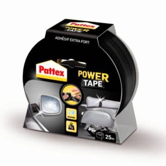 ADHESIF POWER 5X25M NOIR GOULOTTE