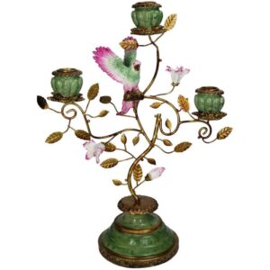 Bougeoir Oiseau Polyrésine Multi 26x13x37cm - Chandelier