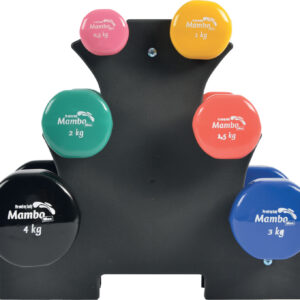 Paire d'haltères Néoprène - Rack vide