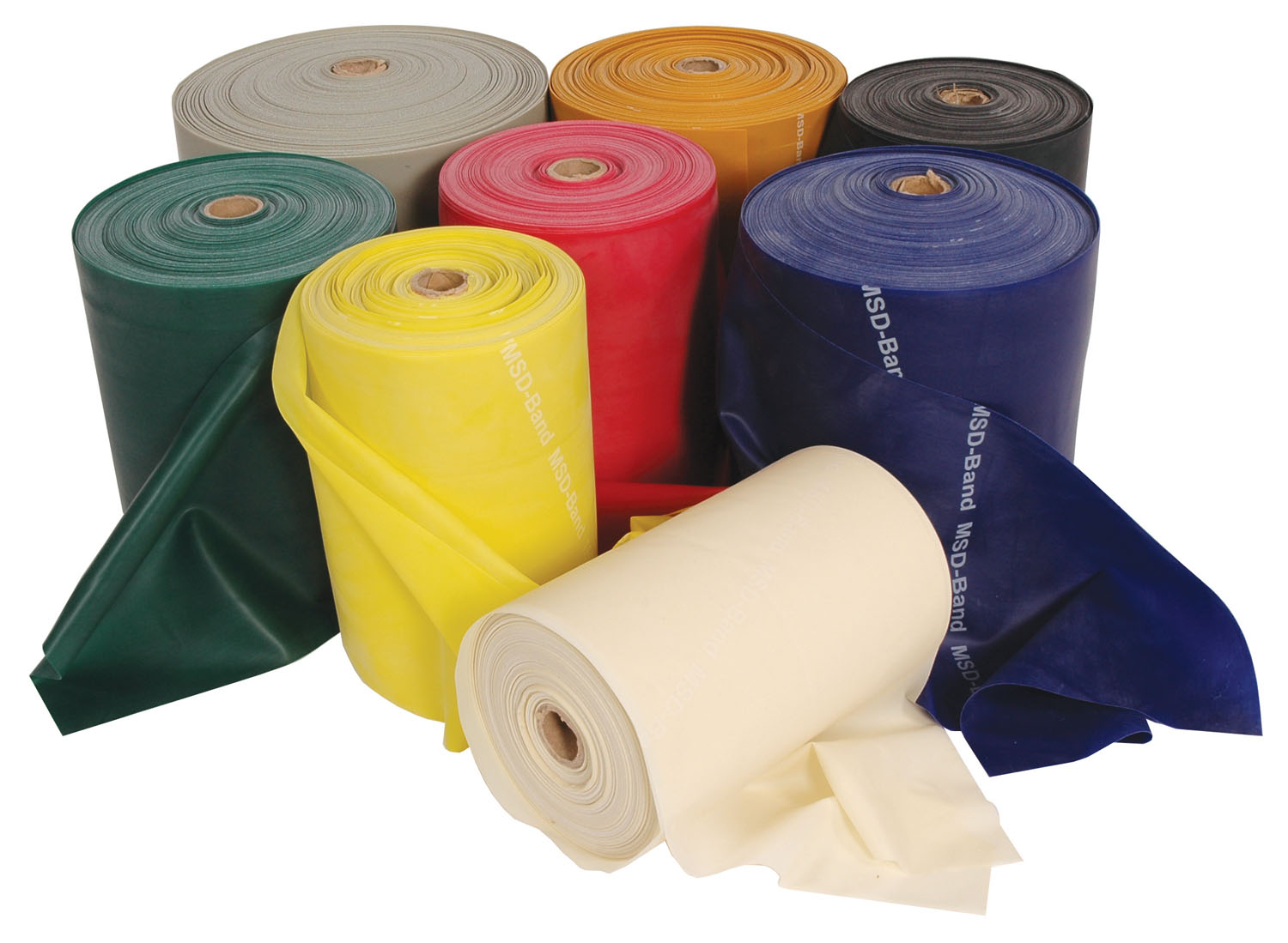 Bande d'exercices sans latex - 45,5 mètres - Set d'essai