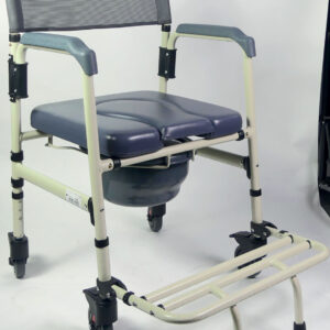 Fauteuil de toilettes mobile Sardaigne - Beige