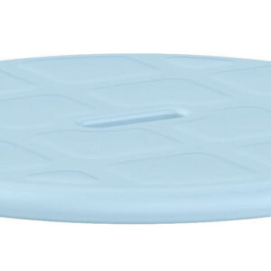 Assise souple ronde pour tabouret de douche Capri rond - Bleu