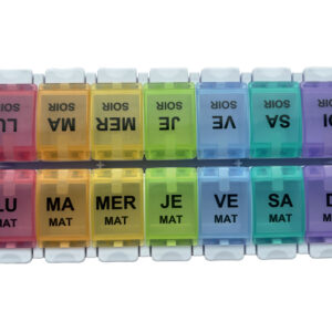Pilulier semainier Color - Doublé