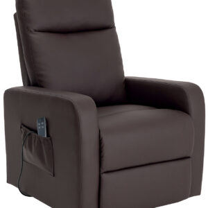 Fauteuil releveur Mint 1 ou 2 moteurs - Simili-cuir Chocolat - 1 moteur