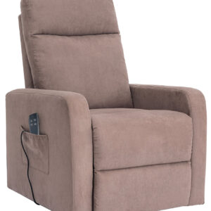 Fauteuil releveur Mint 1 ou 2 moteurs - Microfibre Taupe - 1 moteur