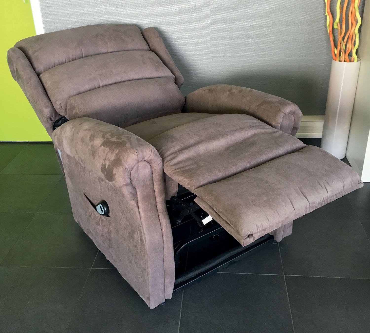 Fauteuil releveur Renaissance 1 ou 2 moteurs - Microfibre Taupe - 1 moteur