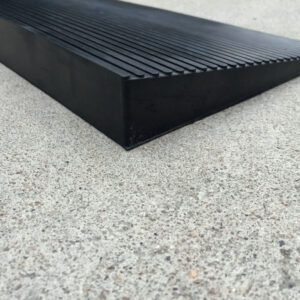 Rampes seuil en caoutchouc - 25 x 150 mm