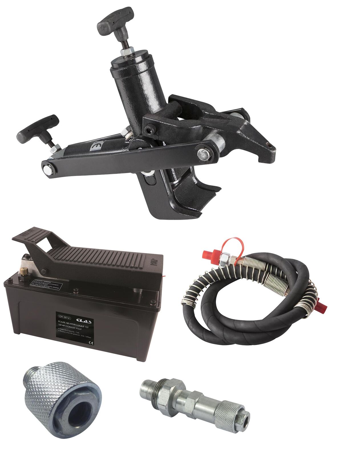 Pack detalonneur hydropneumatique+pompe/flexible/raccordPack détalonneur hydropneumatique + pompe/flexible/raccord - DM 1204 - CLAS Equipements – Image 3