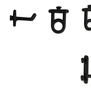 Assortiment de crochets plastique 30 piecesAssortiment de 30 crochets plastique pour fond perforé - EG 0343 - CLAS Equipements