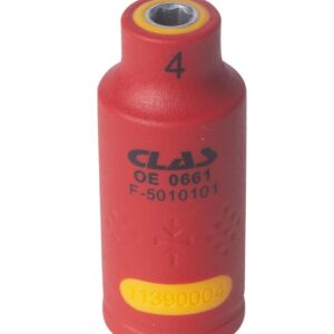 Douille isolée 1/4" 4mm - OE 0661 - CLAS Equipements
